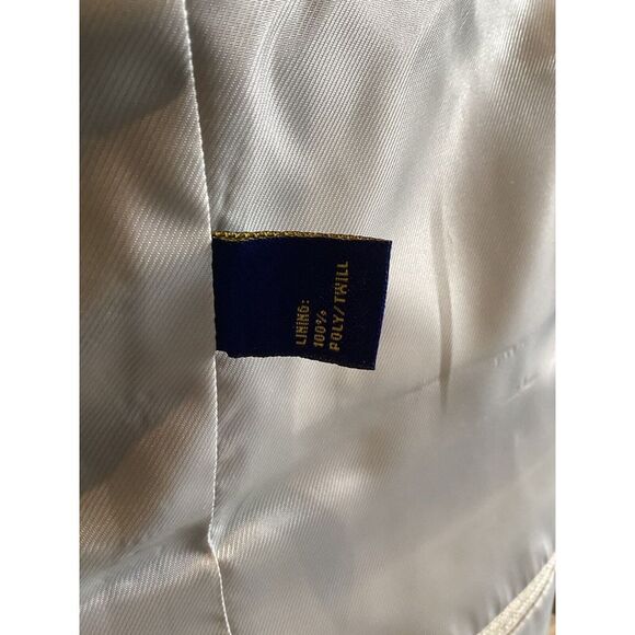 Club Room By Charter Club Wool Silk Linen Blazer Size 42 Short - Picture 10 of 11